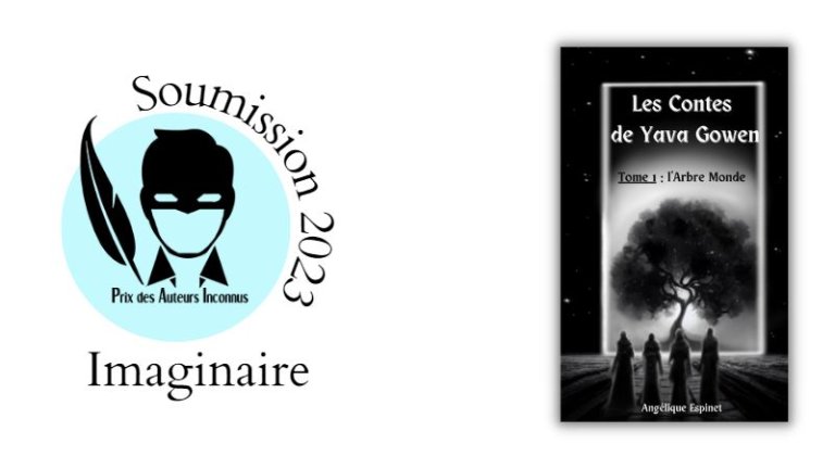 Couverture de l'ouvrage : On y voit un arbre noir entouré d'un halo blanc à l'intérieur de ce qui semble être une porte/un cadre blanc lumineux. Devant l'ensemble se trouvent quatre personnages de dos sur une route qui va en direction de l'arbre. A l'arrière plan, on voit un ciel étoilé